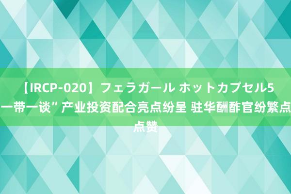 【IRCP-020】フェラガール ホットカプセル5 “一带一谈”产业投资配合亮点纷呈 驻华酬酢官纷繁点赞