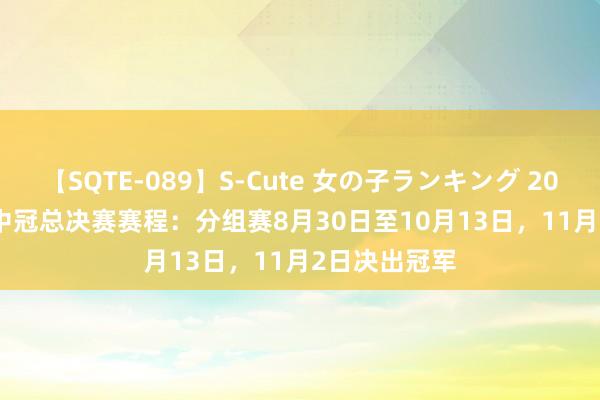 【SQTE-089】S-Cute 女の子ランキング 2015 TOP10 中冠总决赛赛程:分组赛8月30日至10月13日,11月2日决出冠军